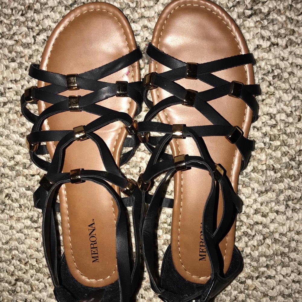 Cute Black Sandals